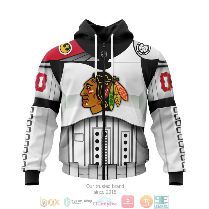 Personalized Chicago BlackHawks NHL Star Wars custom 3D shirt hoodie 1