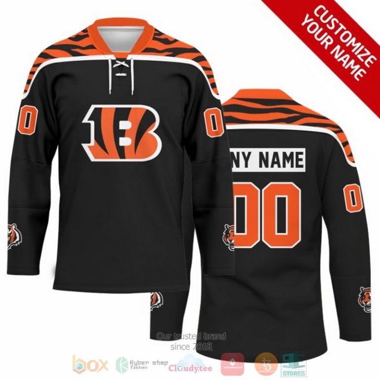 Personalized Cincinnati Bengals NFL Custom Hockey Jersey