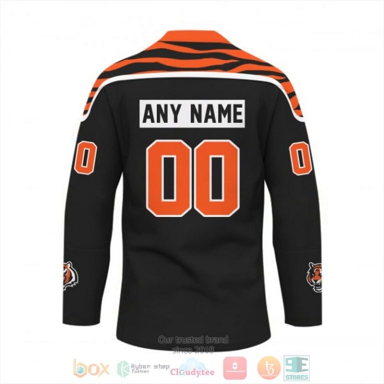 Personalized Cincinnati Bengals NFL Custom Hockey Jersey 1 2