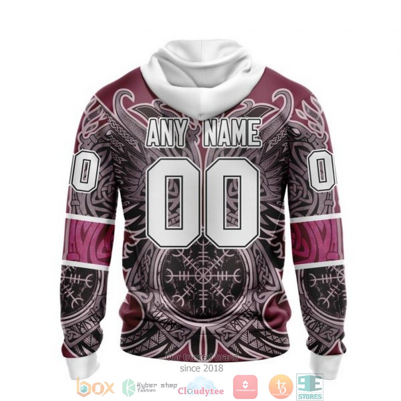 Personalized Colorado Avalanche NHL Norse Viking Symbols custom 3D shirt hoodie 1 2