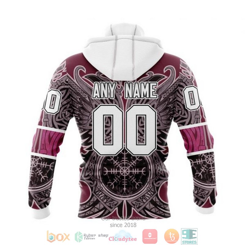 Personalized Colorado Avalanche NHL Norse Viking Symbols custom 3D shirt hoodie 1 2 3 4