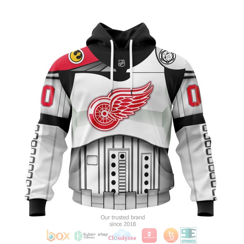 Personalized Detroit Red Wings NHL Star Wars custom 3D shirt hoodie