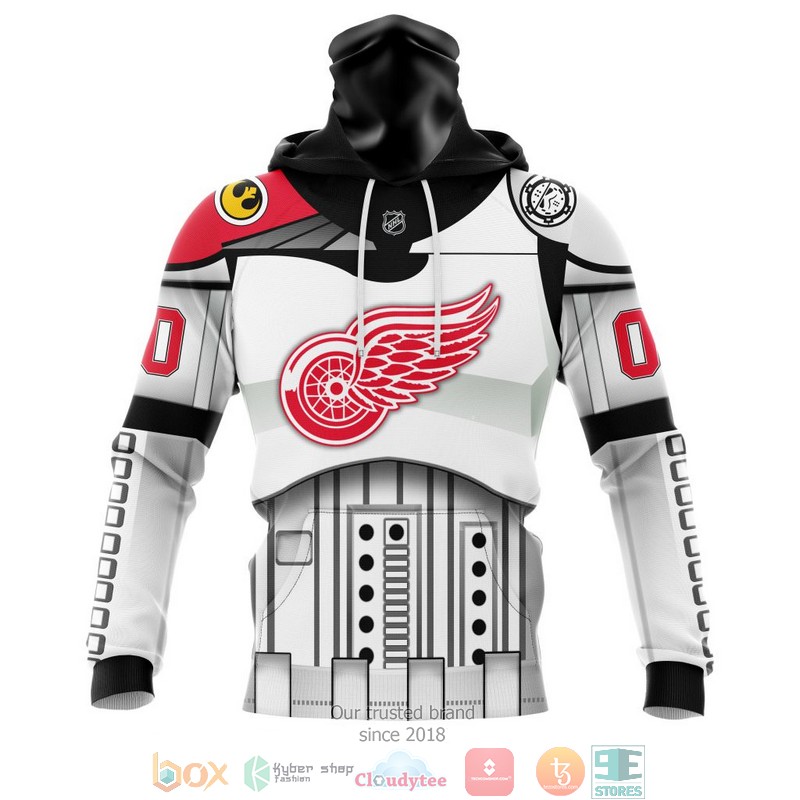 Personalized Detroit Red Wings NHL Star Wars custom 3D shirt hoodie 1 2 3