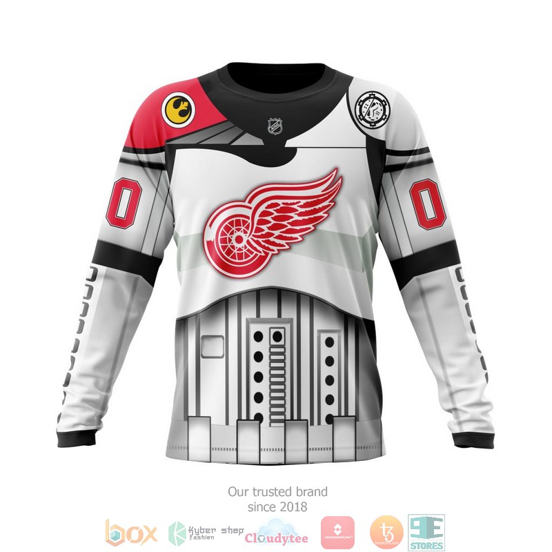 Personalized Detroit Red Wings NHL Star Wars custom 3D shirt hoodie 1 2 3 4 5