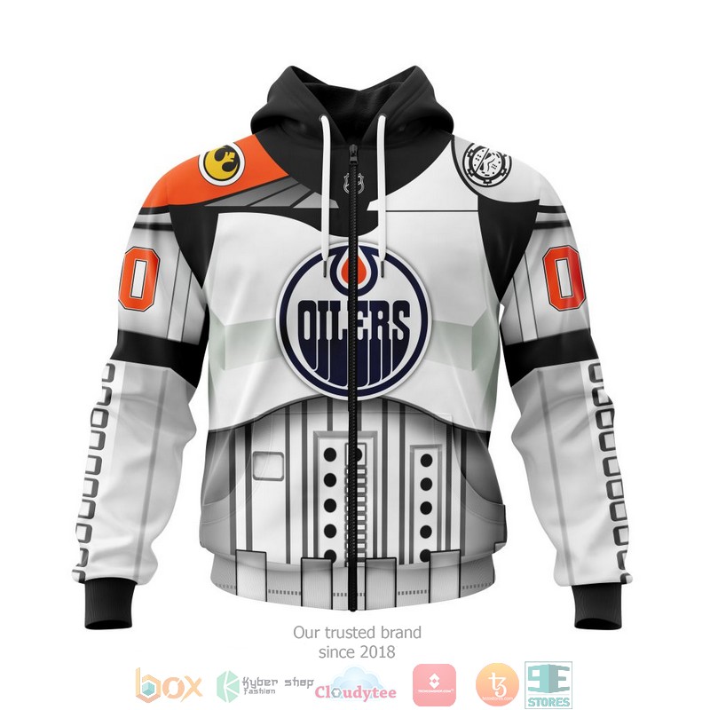 Personalized Edmonton Oilers NHL Star Wars custom 3D shirt hoodie 1