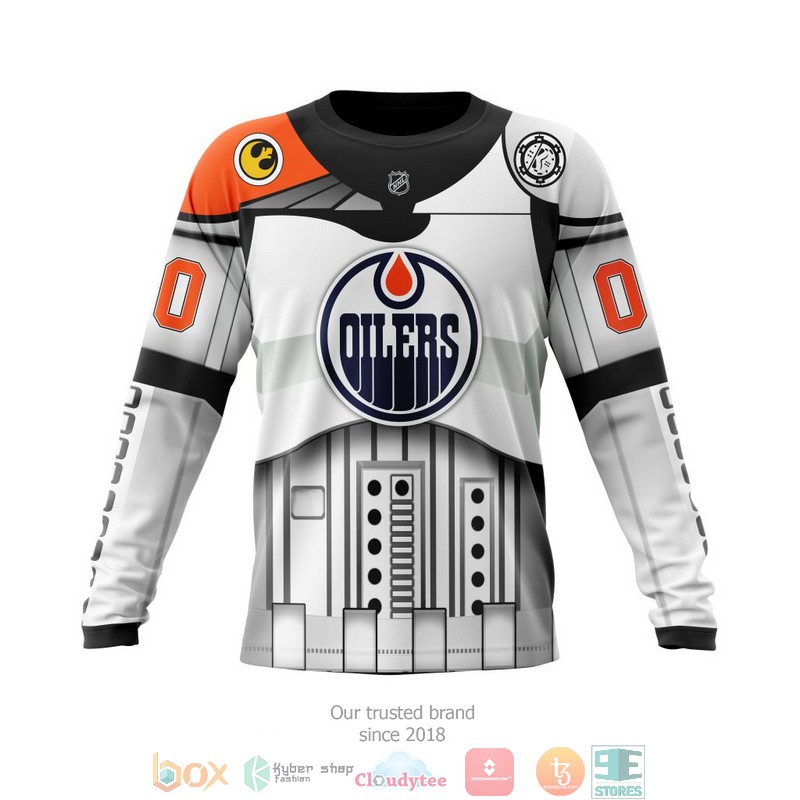 Personalized Edmonton Oilers NHL Star Wars custom 3D shirt hoodie 1 2 3 4 5