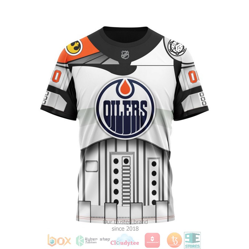 Personalized Edmonton Oilers NHL Star Wars custom 3D shirt hoodie 1 2 3 4 5 6 7