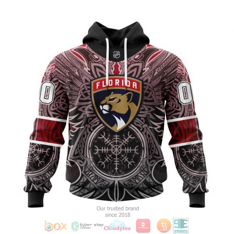 Personalized Florida Panthers NHL Norse Viking Symbols custom 3D shirt hoodie