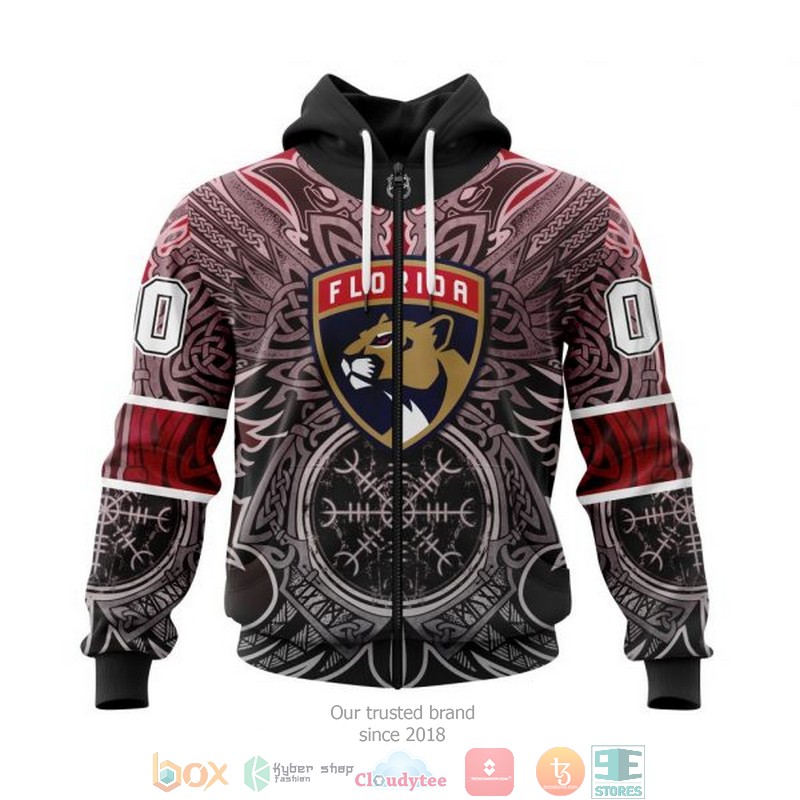 Personalized Florida Panthers NHL Norse Viking Symbols custom 3D shirt hoodie 1