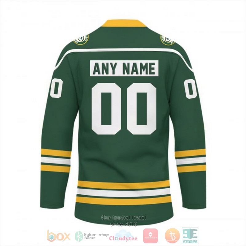 Personalized Green Bay Packers NFL Custom Hockey Jersey 1 2