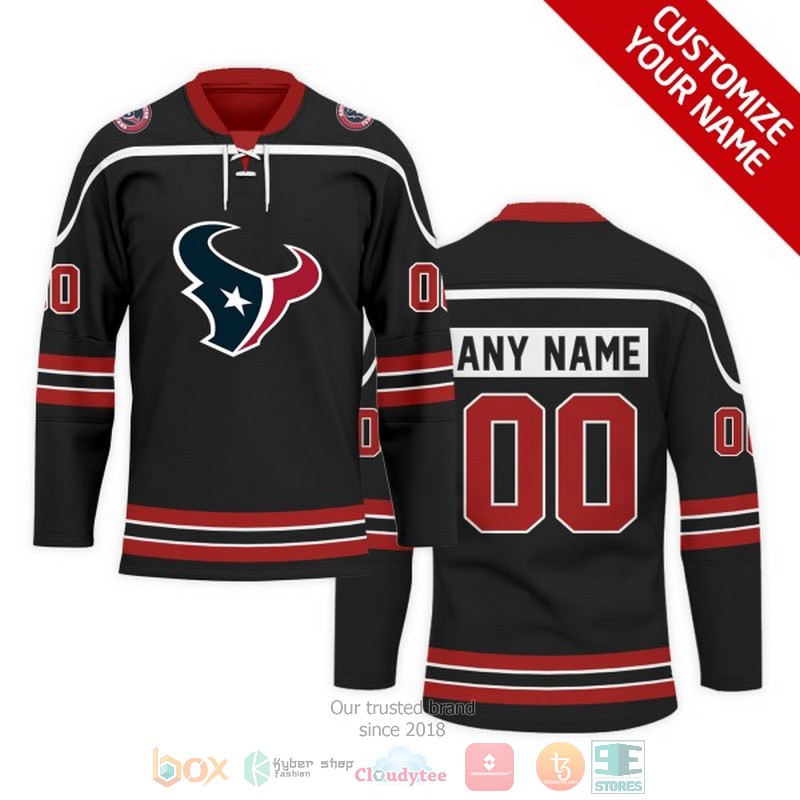 Personalized Houston Texans NFL Custom Hockey Jersey