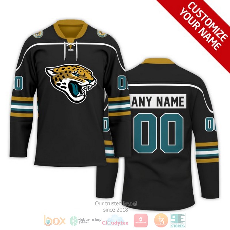 Personalized Jacksonville Jaguars NFL Custom Hockey Jersey
