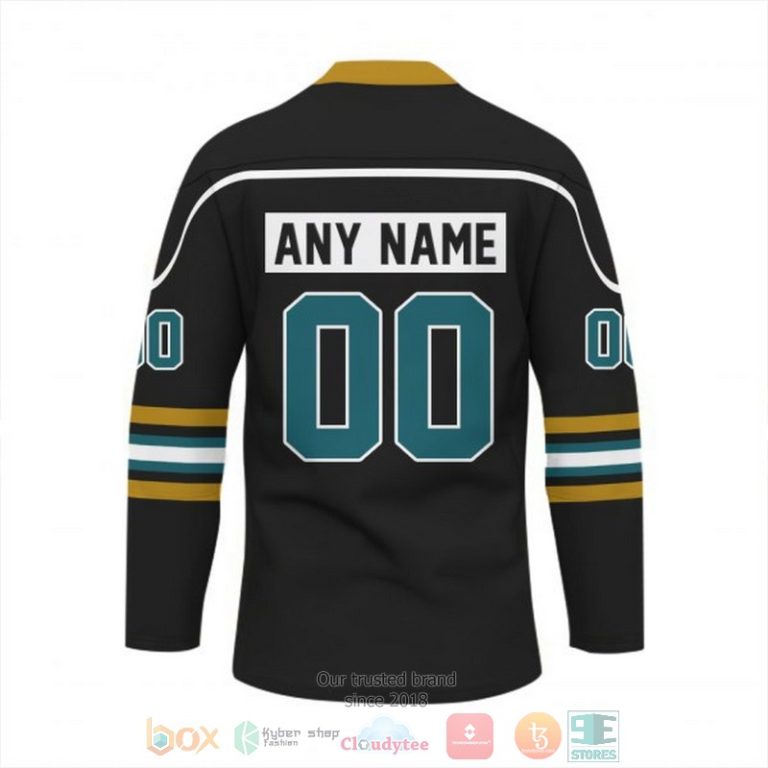 Personalized Jacksonville Jaguars NFL Custom Hockey Jersey 1 2