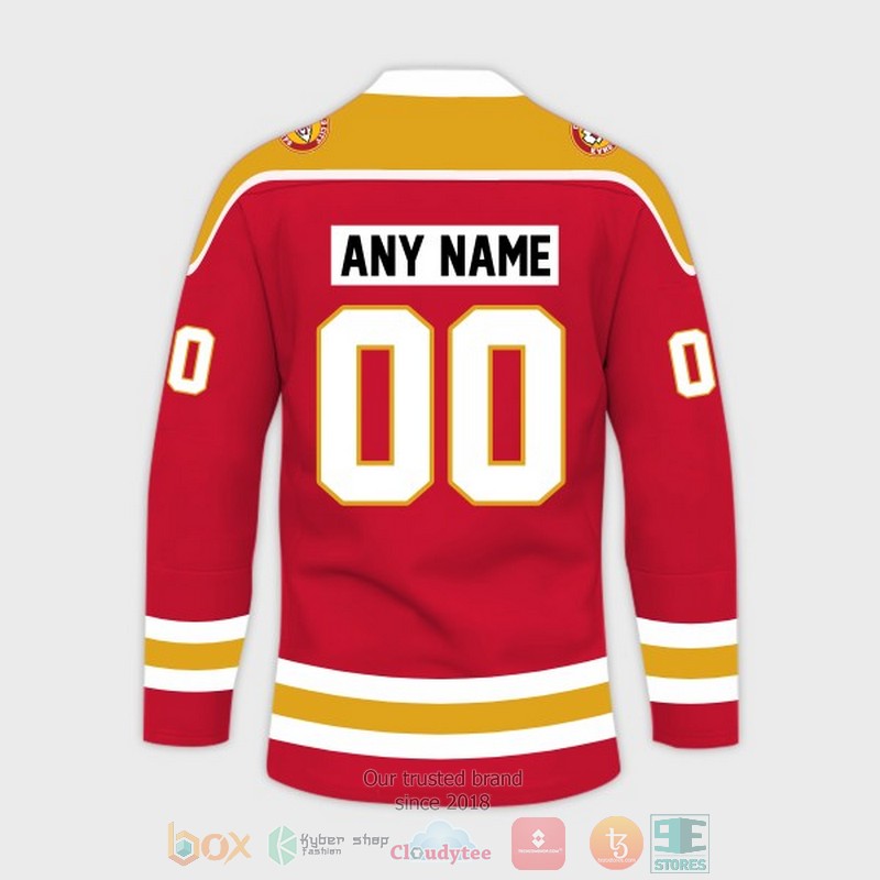 Personalized Kansas City Chiefs NFL Custom Hockey Jersey 1 2