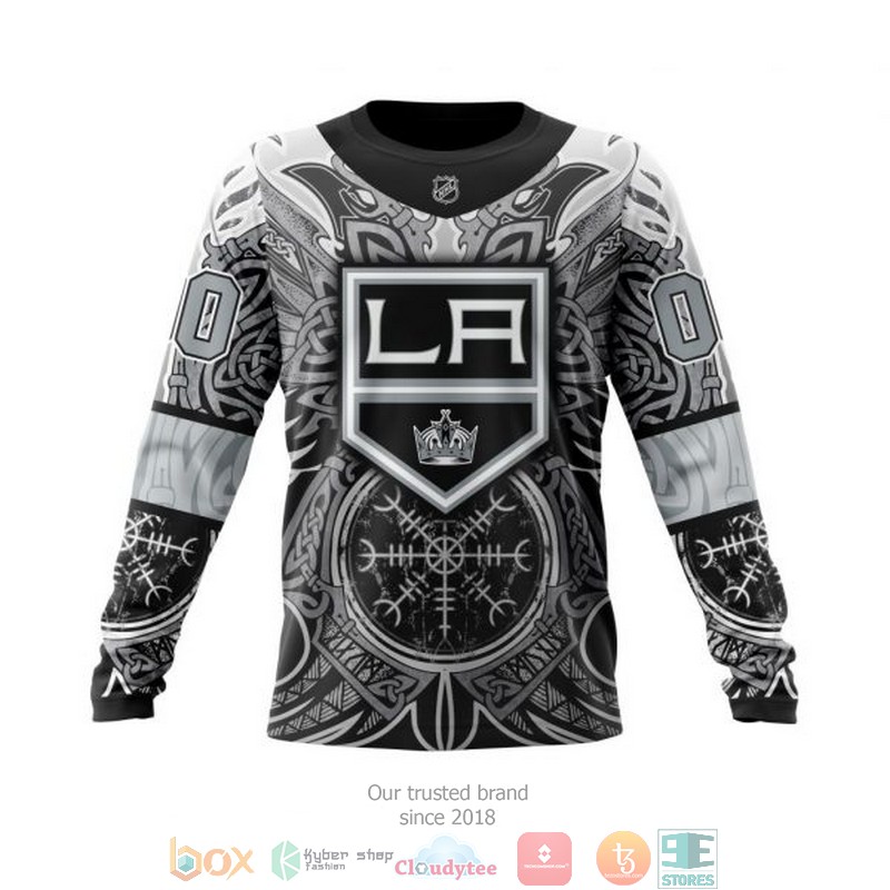 Personalized Los Angeles Kings NHL Norse Viking Symbols custom 3D shirt hoodie 1 2 3 4 5
