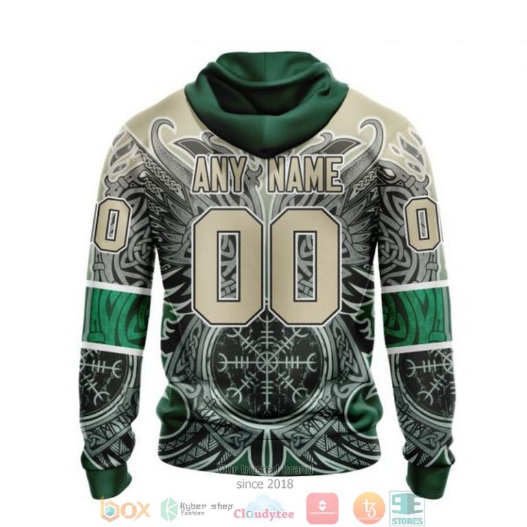 Personalized Minnesota Wild NHL Norse Viking Symbols custom 3D shirt hoodie 1 2