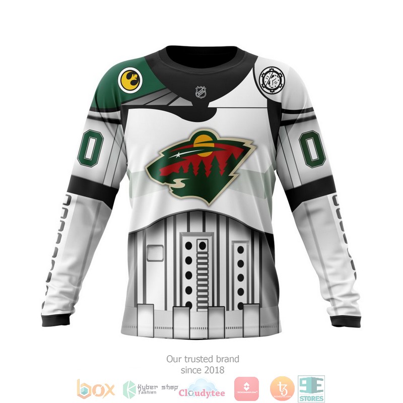 Personalized Minnesota Wild NHL Star Wars custom 3D shirt hoodie 1 2 3 4 5