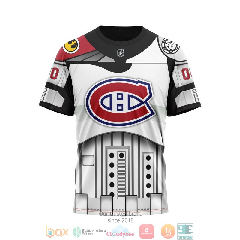 Personalized Montreal Canadiens NHL Star Wars custom 3D shirt hoodie 1 2 3 4 5 6 7