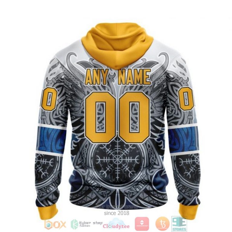 Personalized Nashville Predators NHL Norse Viking Symbols custom 3D shirt hoodie 1 2