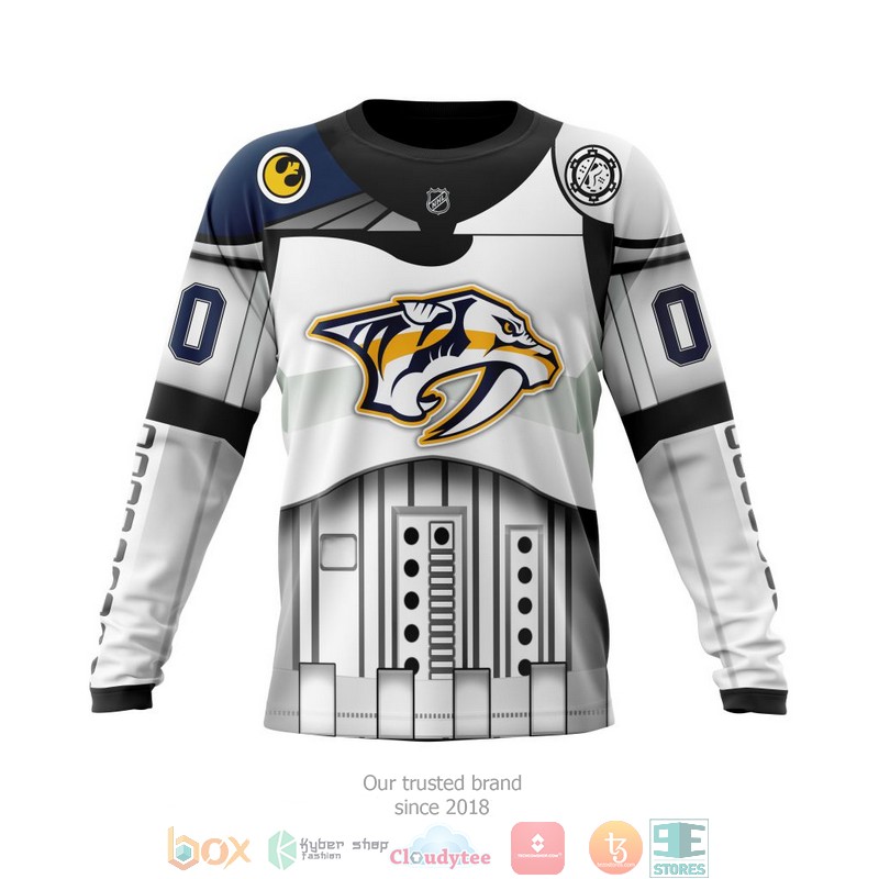 Personalized Nashville Predators NHL Star Wars custom 3D shirt hoodie 1 2 3 4 5