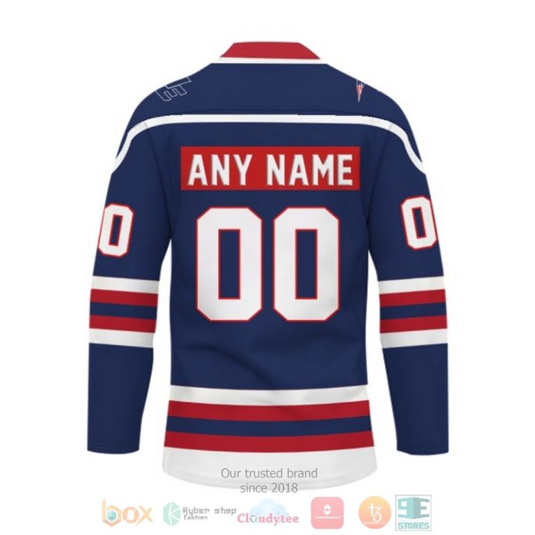 Personalized New England Patriots NFL Custom Hockey Jersey 1 2