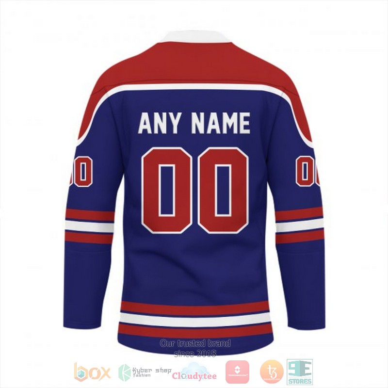 Personalized New York Giants NFL Custom Hockey Jersey 1 2
