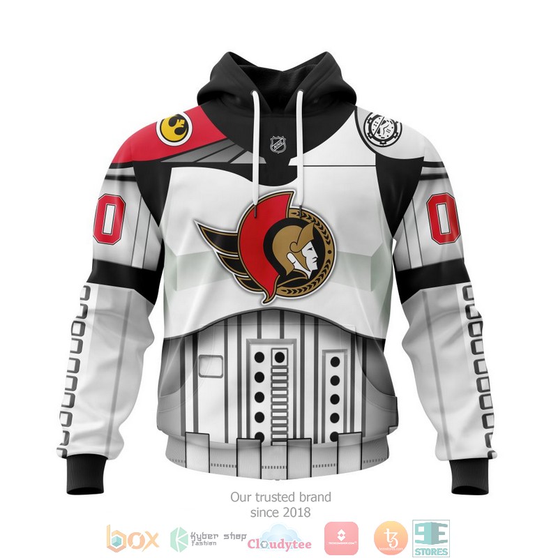 Personalized Ottawa Senators NHL Star Wars custom 3D shirt hoodie