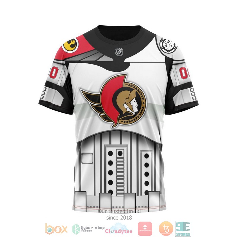 Personalized Ottawa Senators NHL Star Wars custom 3D shirt hoodie 1 2 3 4 5 6 7