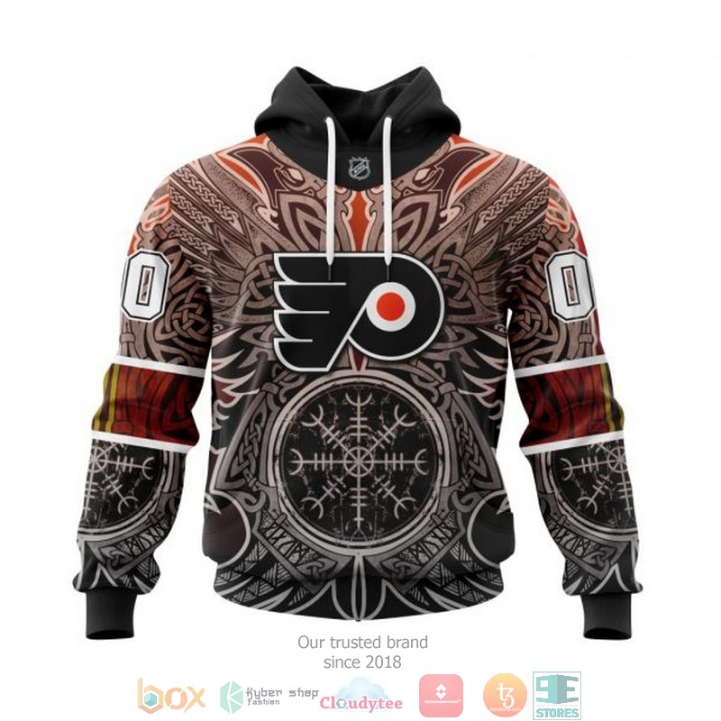 Personalized Philadelphia Flyers NHL Norse Viking Symbols custom 3D shirt hoodie