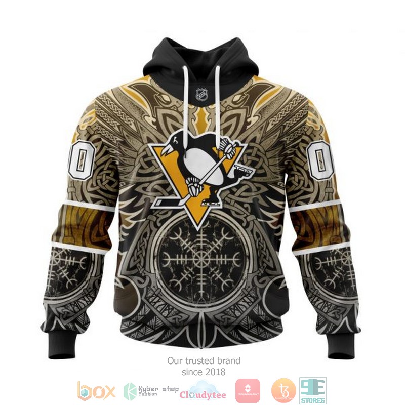 Personalized Pittsburgh Penguins NHL Norse Viking Symbols custom 3D shirt hoodie