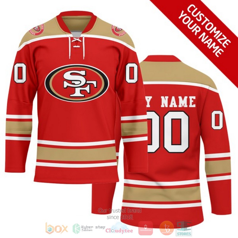 Personalized San Francisco 49ers NFL Custom Hockey Jersey