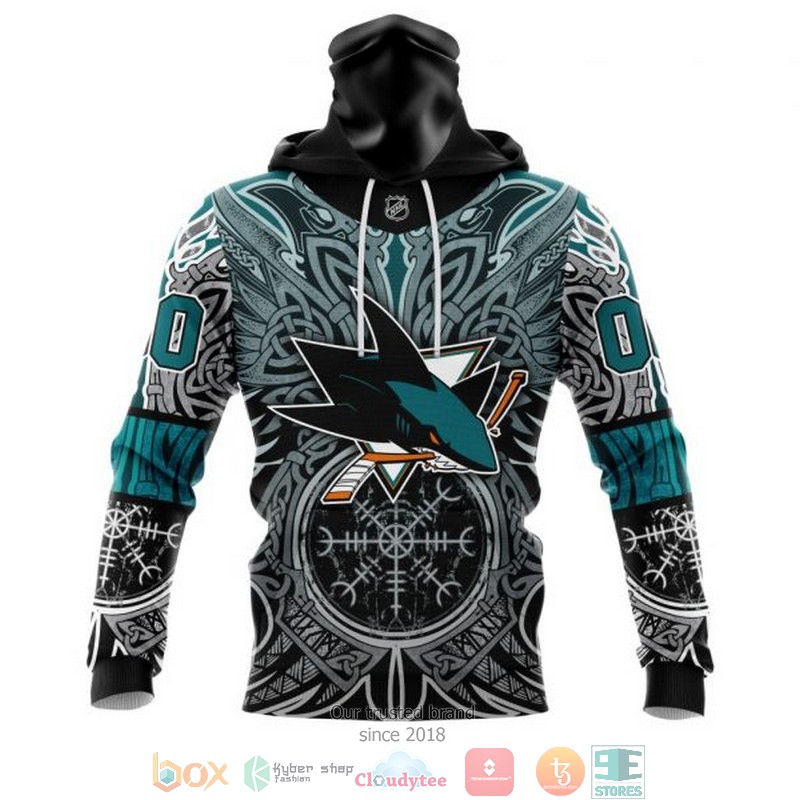 Personalized San Jose Sharks NHL Norse Viking Symbols custom 3D shirt hoodie 1 2 3