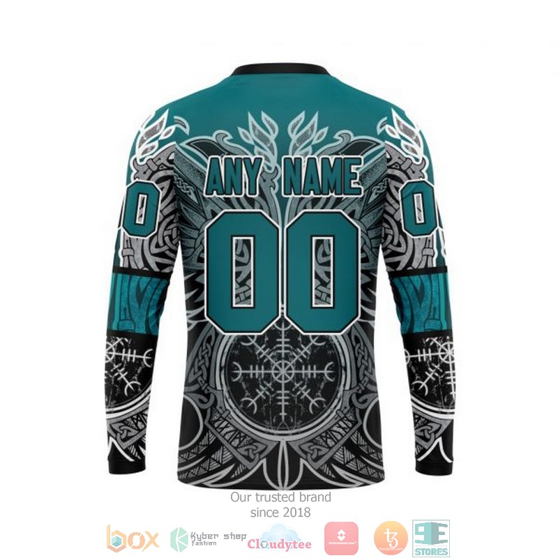 Personalized San Jose Sharks NHL Norse Viking Symbols custom 3D shirt hoodie 1 2 3 4 5 6