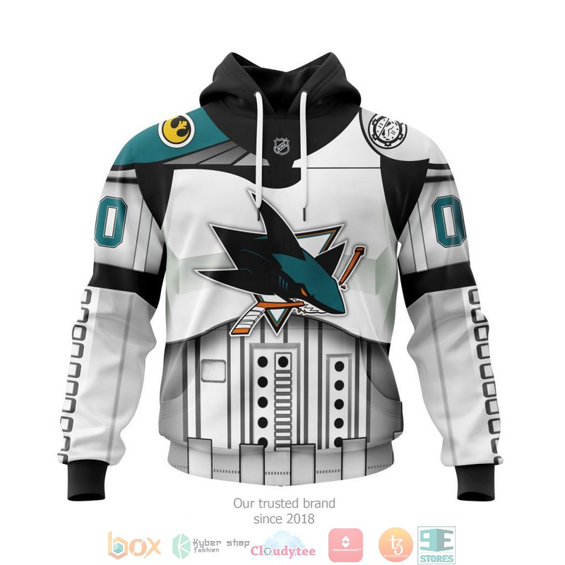 Personalized San Jose Sharks NHL Star Wars custom 3D shirt hoodie