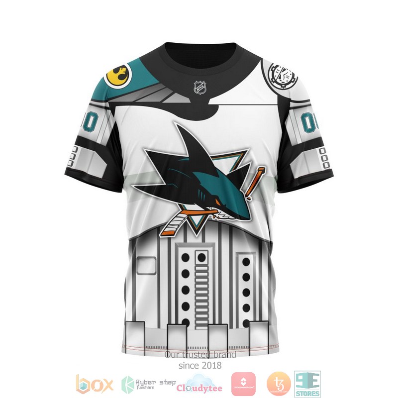 Personalized San Jose Sharks NHL Star Wars custom 3D shirt hoodie 1 2 3 4 5 6 7