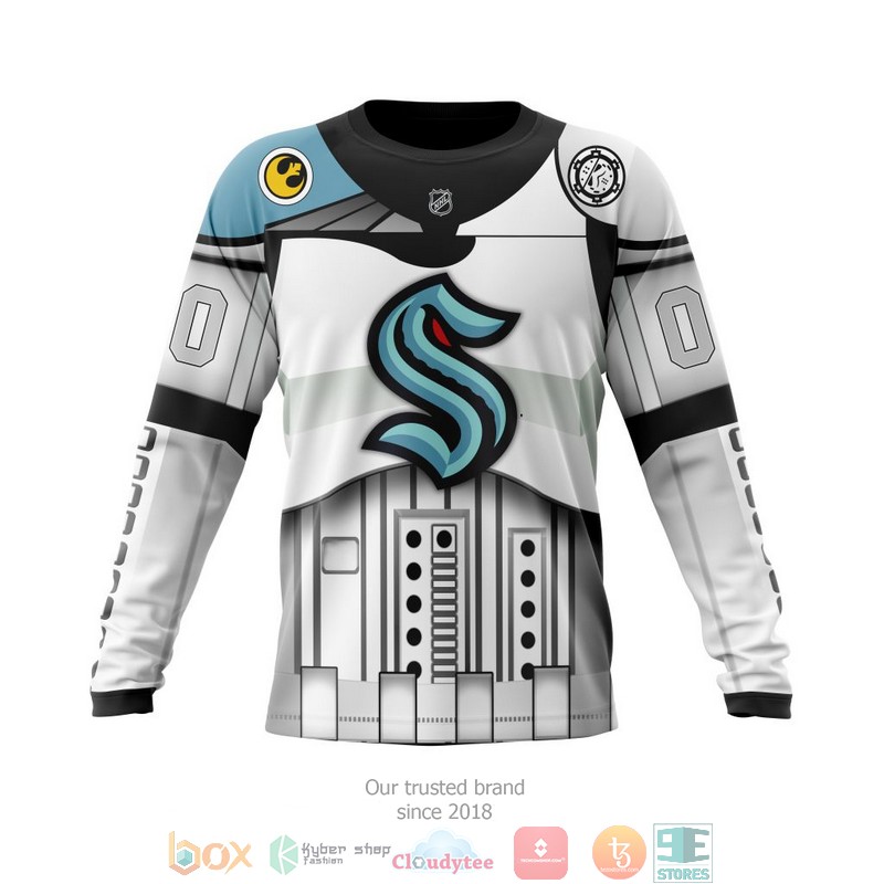 Personalized Seattle Kraken NHL 2021 Concepts Kits custom 3D shirt hoodie 1 2 3 4 5