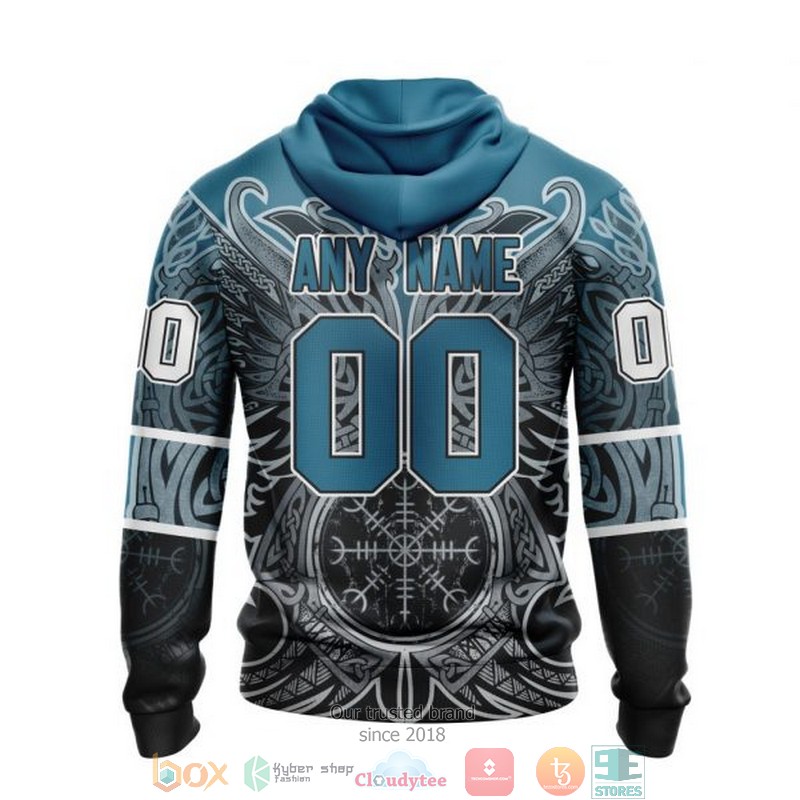 Personalized Seattle Kraken NHL Norse Viking Symbols custom 3D shirt hoodie 1 2