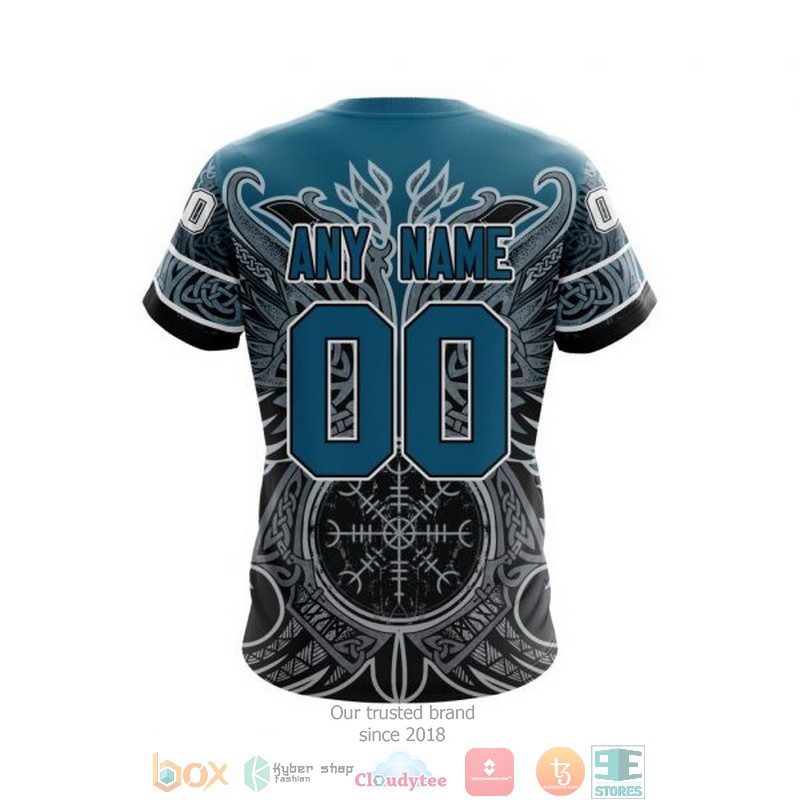 Personalized Seattle Kraken NHL Norse Viking Symbols custom 3D shirt hoodie 1 2 3 4 5 6 7 8