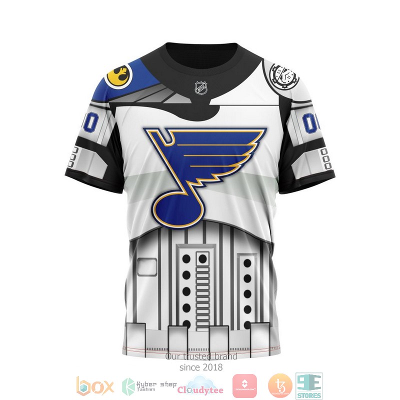 Personalized St. Louis Blues NHL Star Wars custom 3D shirt hoodie 1 2 3 4 5 6 7