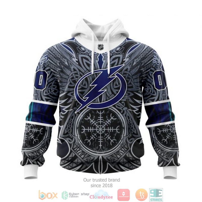 Personalized Tampa Bay Lightning NHL Norse Viking Symbols custom 3D shirt hoodie