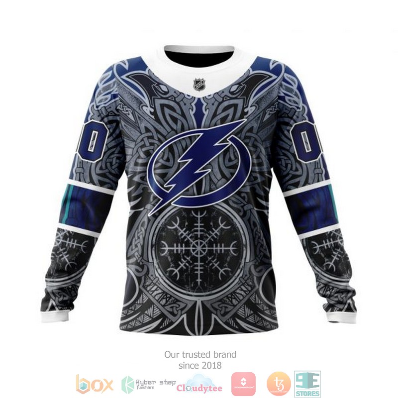 Personalized Tampa Bay Lightning NHL Norse Viking Symbols custom 3D shirt hoodie 1 2 3 4 5