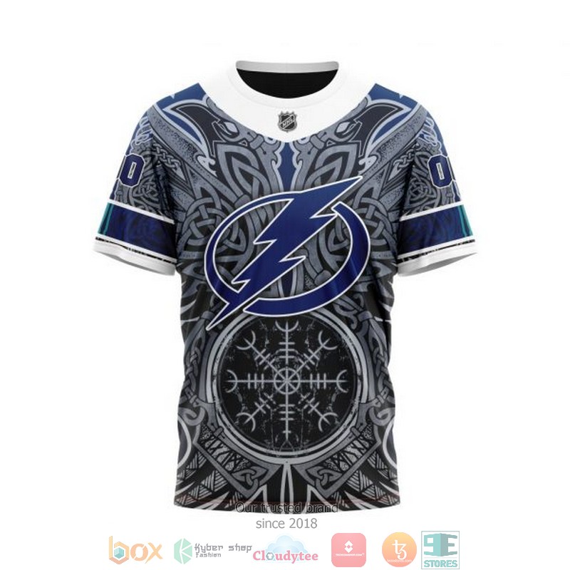 Personalized Tampa Bay Lightning NHL Norse Viking Symbols custom 3D shirt hoodie 1 2 3 4 5 6 7