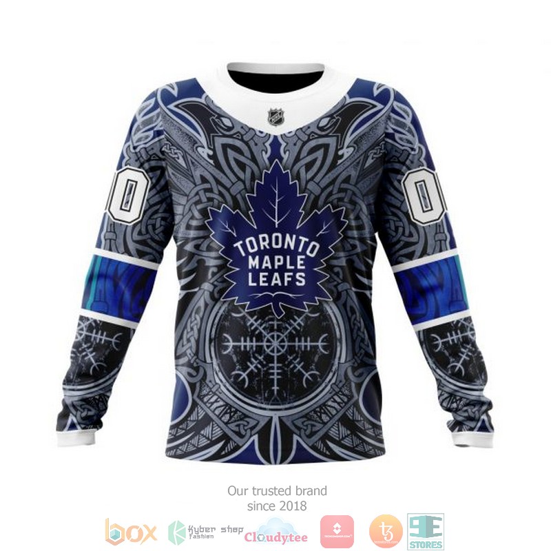 Personalized Toronto Maple Leafs NHL Norse Viking Symbols custom 3D shirt hoodie 1 2 3 4 5
