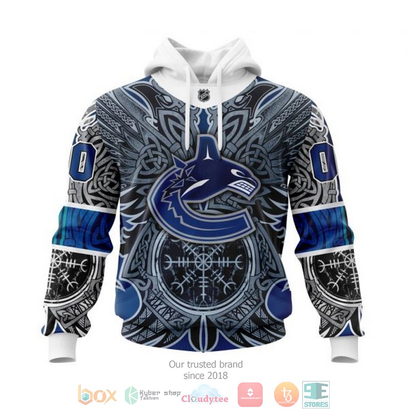 Personalized Vancouver Canucks NHL Norse Viking Symbols custom 3D shirt hoodie