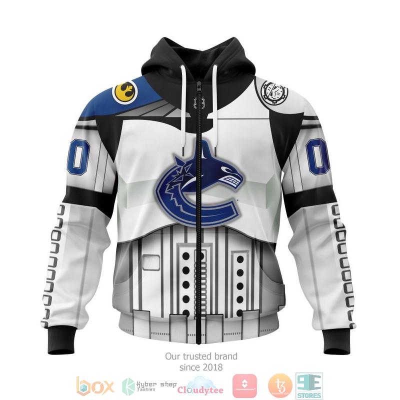 Personalized Vancouver Canucks NHL Star Wars custom 3D shirt hoodie 1