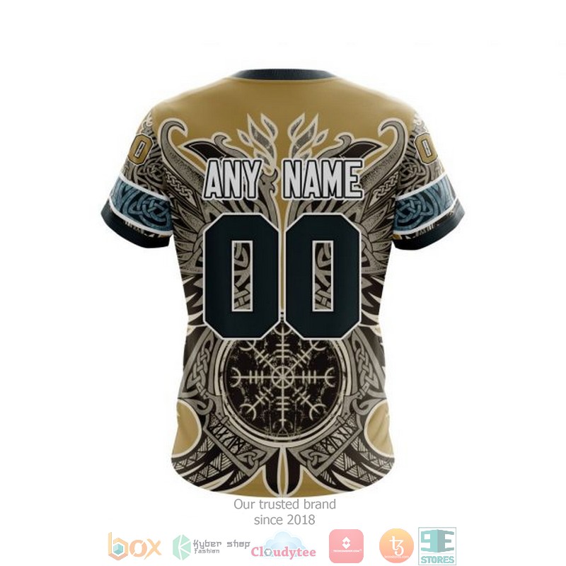 Personalized Vegas Golden Knights NHL Norse Viking Symbols custom 3D shirt hoodie 1 2 3 4 5 6 7 8