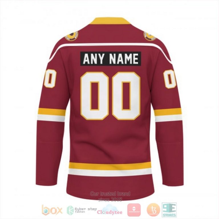 Personalized Washington Redskins NFL Custom Hockey Jersey 1 2