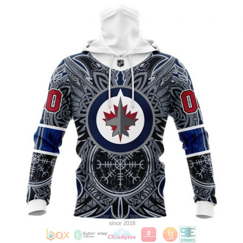 Personalized Winnipeg Jets NHL Norse Viking Symbols custom 3D shirt hoodie 1 2 3