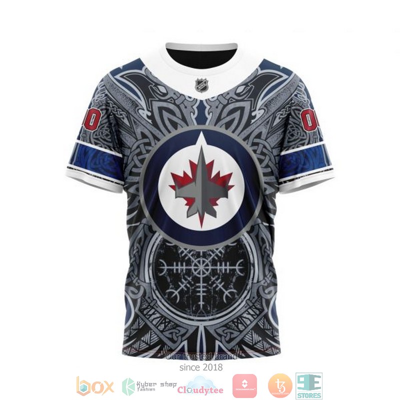 Personalized Winnipeg Jets NHL Norse Viking Symbols custom 3D shirt hoodie 1 2 3 4 5 6 7
