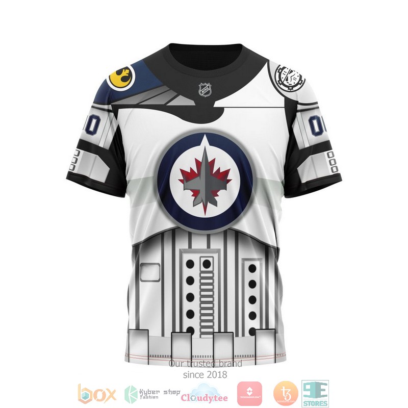 Personalized Winnipeg Jets NHL Star Wars custom 3D shirt hoodie 1 2 3 4 5 6 7
